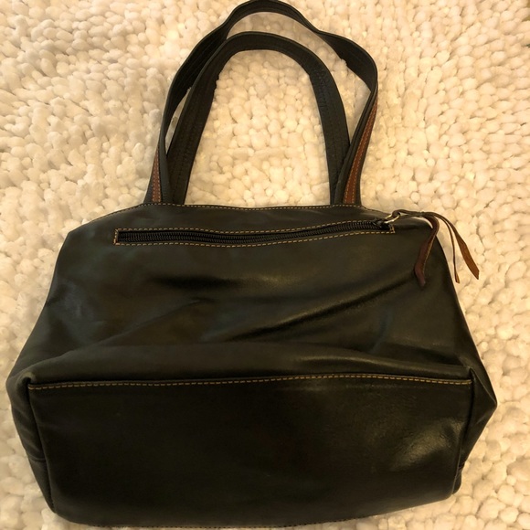 👜Pasqualini Brown & Black Leather Shoulder Bag with amazing storage👜 - Picture 7 of 13